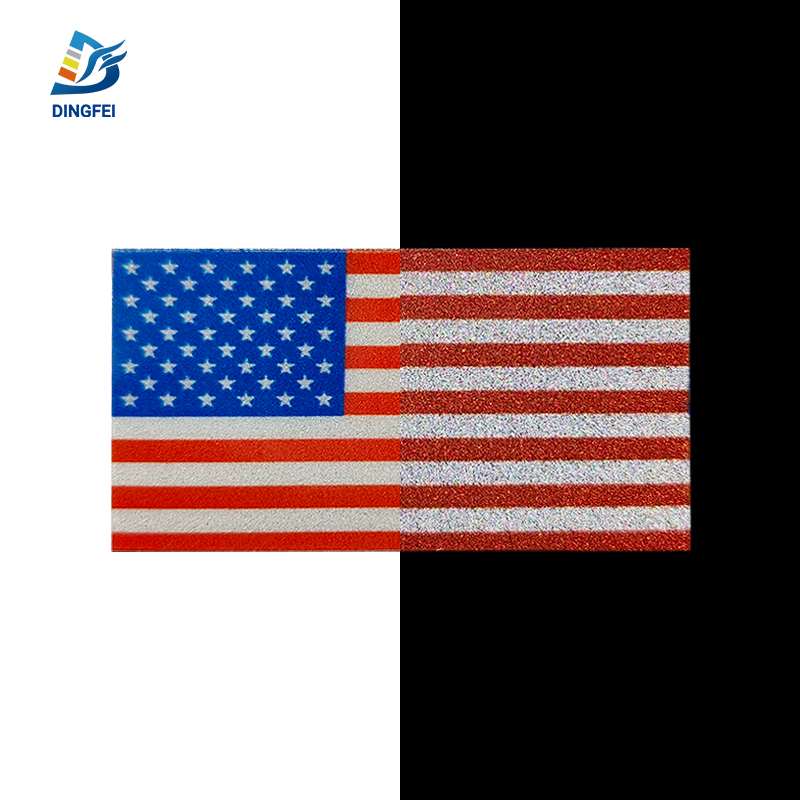 American Flag Reflective Decals - 